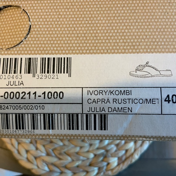 Think! Women’s Julia Sandals - Ivory - Size 40 (U.S. 9-9.5) - Picture 6 of 6